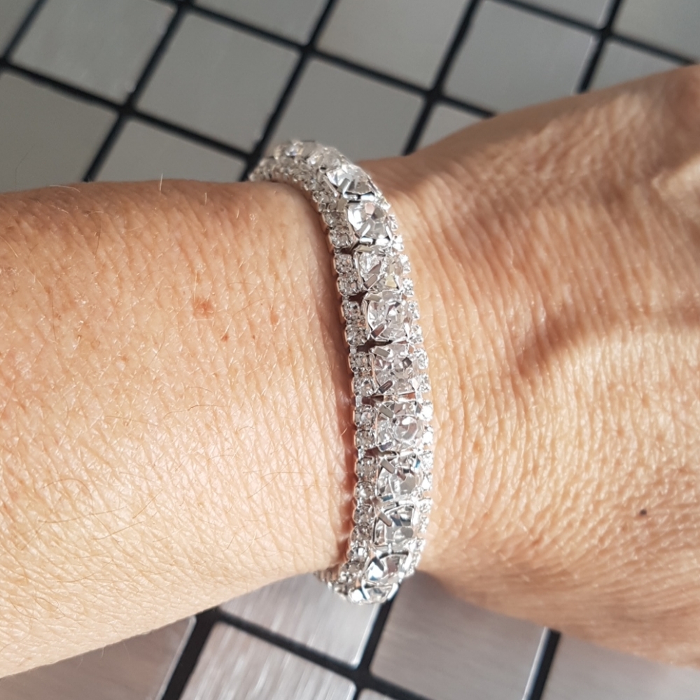 Silver Bracelet AAA with Austrian Zircon